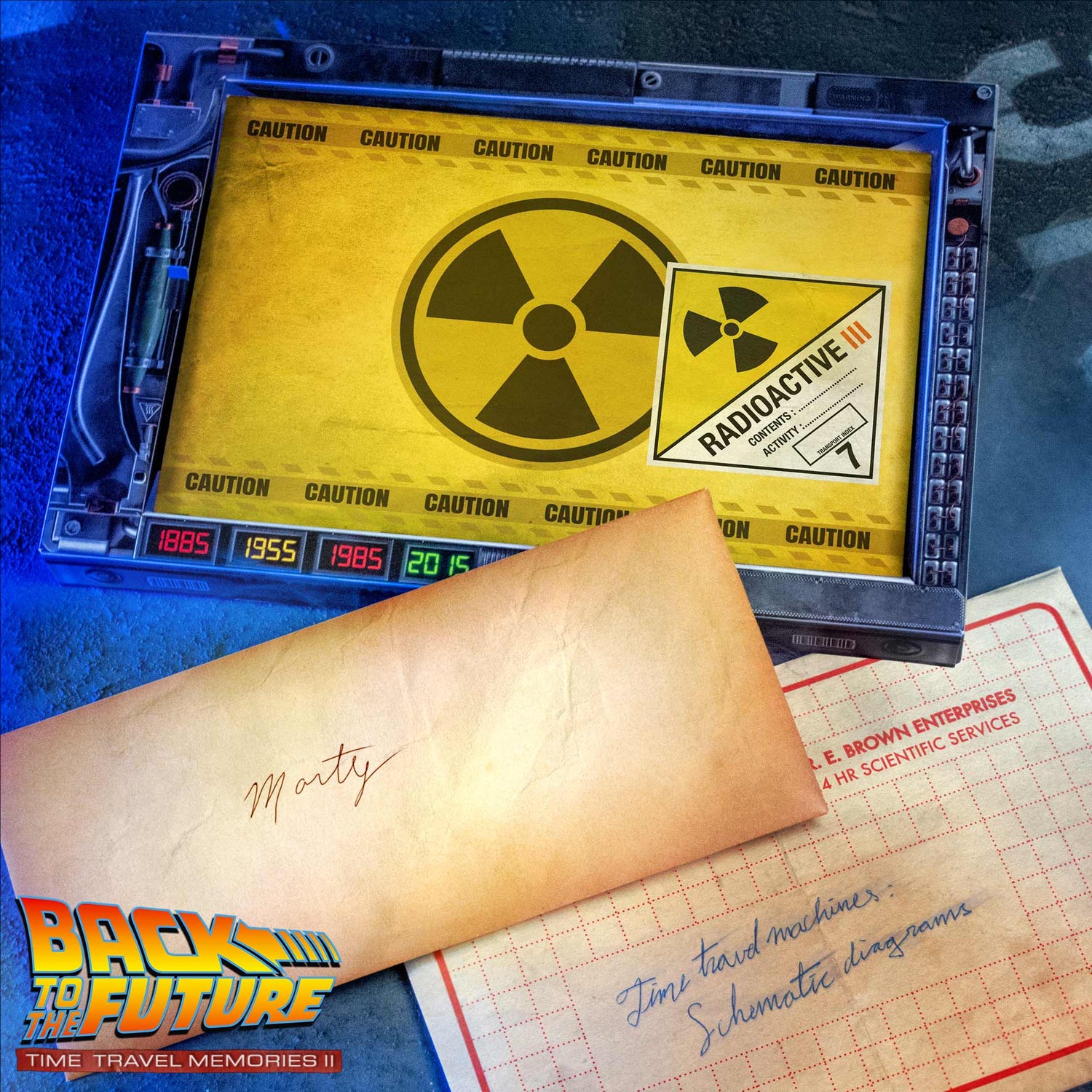 Back to the Future Time Travel Memories II Expansion Kit — "1.21 Gigawatts" Edition prop replicas (BacktotheFuture.com / DoctorCollector.com exclusive!)