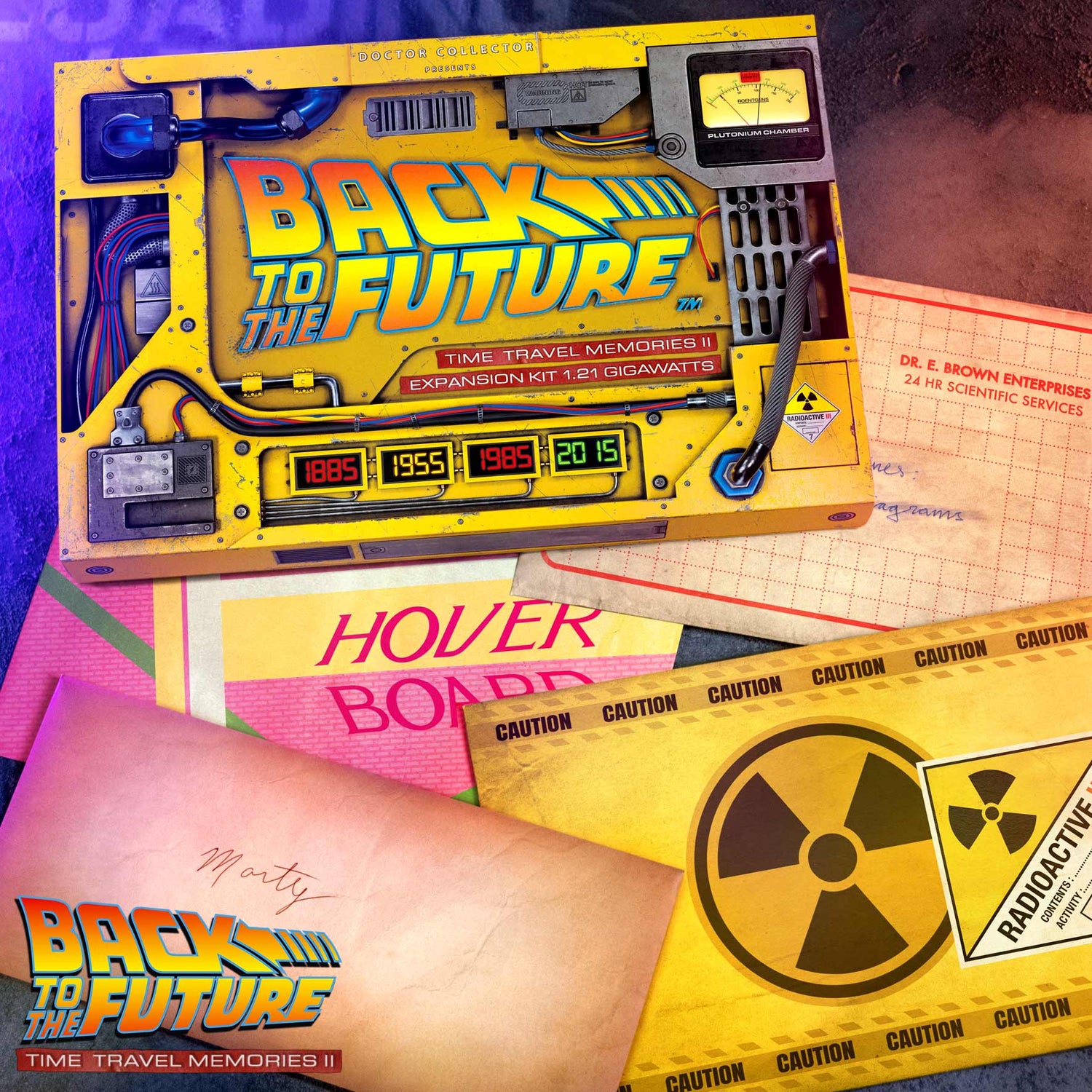 Back to the Future Time Travel Memories II Expansion Kit — "1.21 Gigawatts" Edition prop replicas (BacktotheFuture.com / DoctorCollector.com exclusive!)