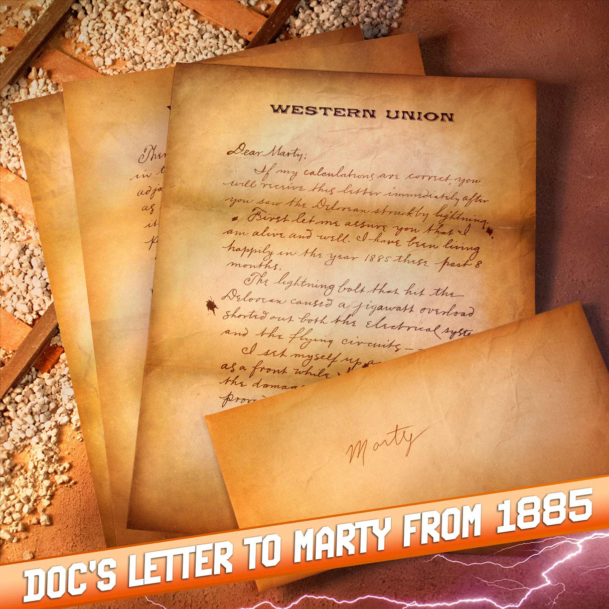 Back to the Future Time Travel Memories II Expansion Kit — "1.21 Gigawatts" Edition prop replicas (BacktotheFuture.com / DoctorCollector.com exclusive!)