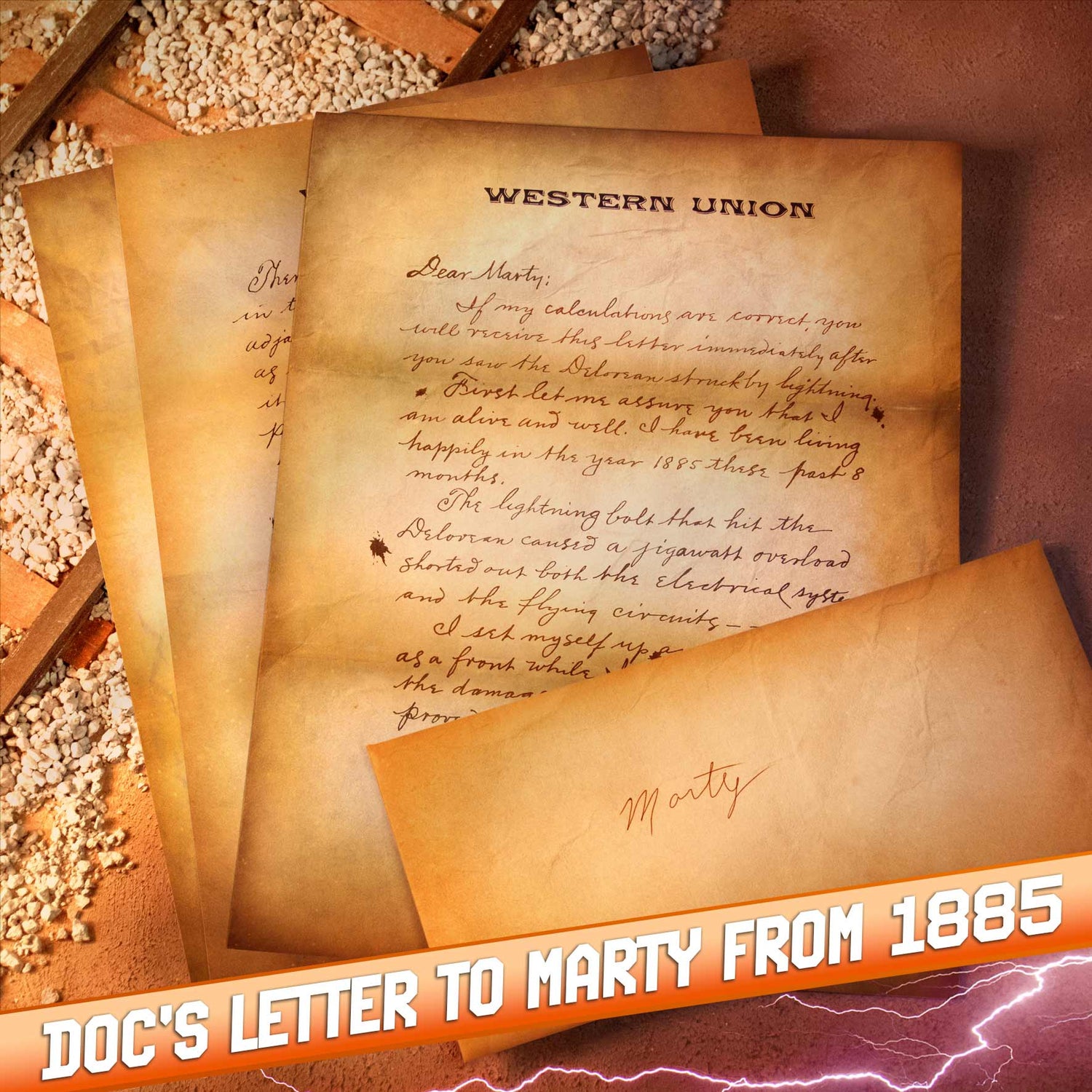 Back to the Future Time Travel Memories II Expansion Kit — "1.21 Gigawatts" Edition prop replicas (BacktotheFuture.com / DoctorCollector.com exclusive!)