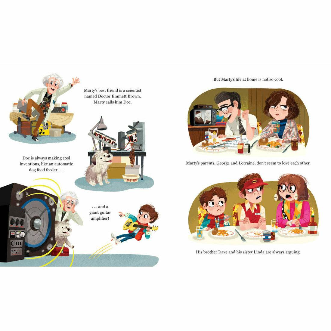 Back to the Future Hardcover Children's Book by Kim Smith [2018]