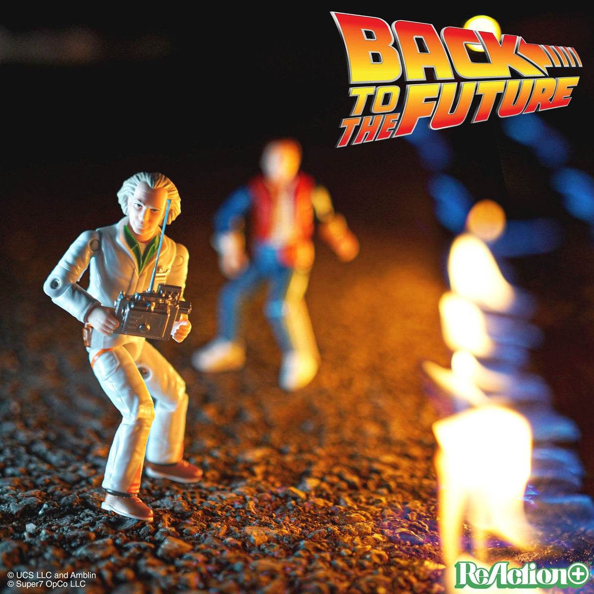 ReAction Back to the Future ReAction+ Wv1 Doc Brown '85 3¾-inch Retro Action Figure