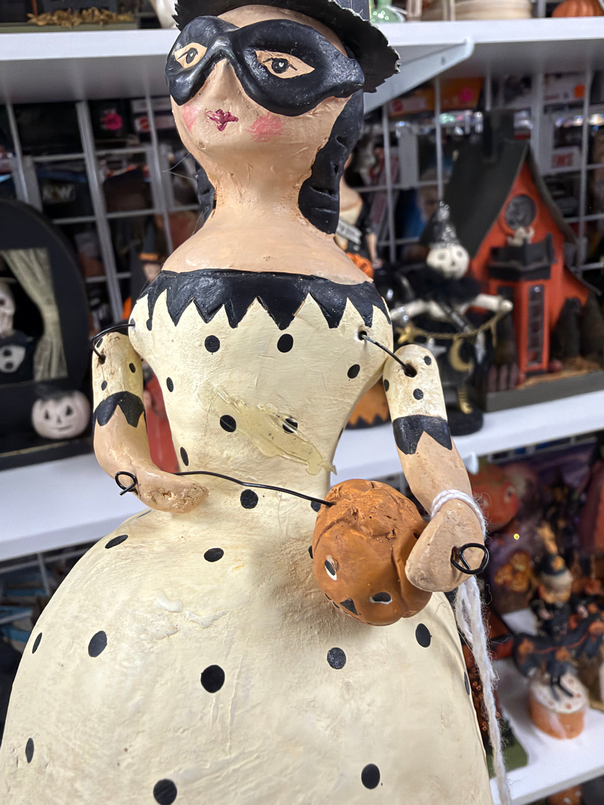Bewitching Masked Witch — Nicol Sayre Halloween Figurine