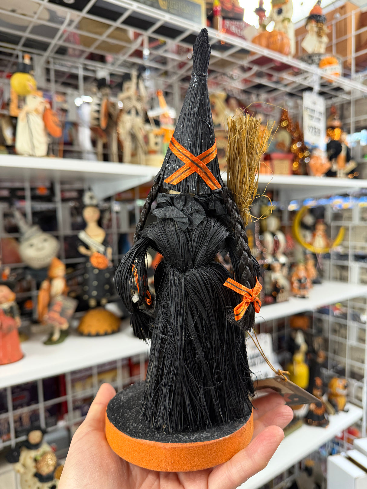Bethany Lowe Witch Girl with Broom | That’s My Collectible – Thats My ...