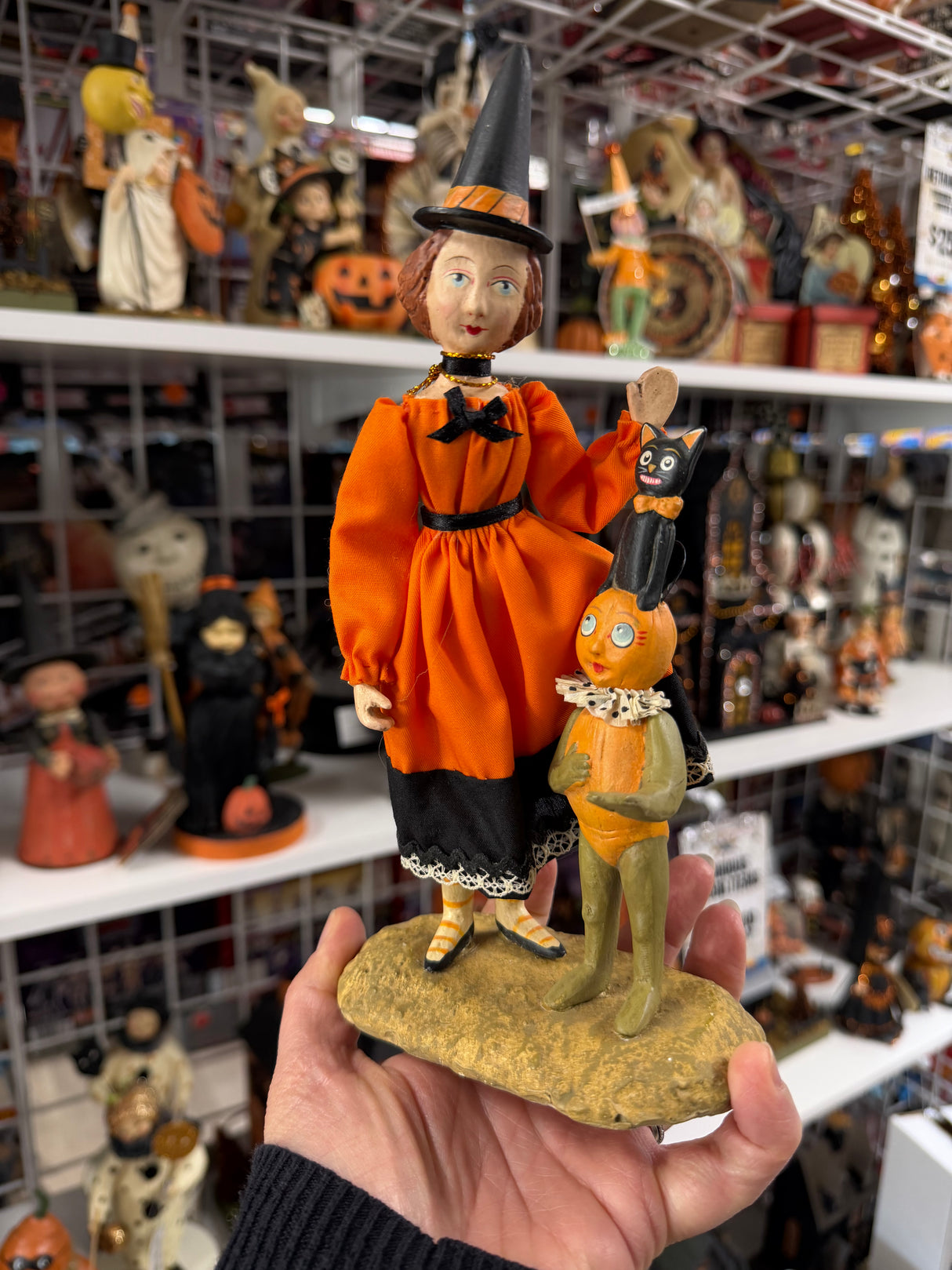 Halloween Greetings Witch — Allen Cunningham for Bethany Lowe