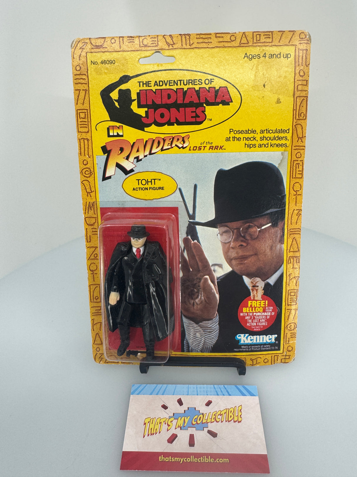 1982 Indiana Jones 3.75” Action Figure – Carded (Vintage Kenner)