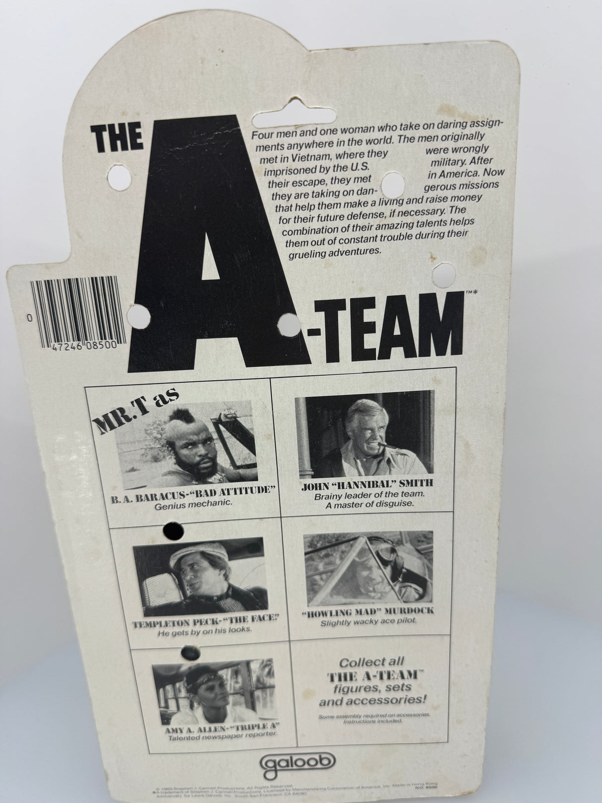 Templeton Peck (“Face”) – The A-Team Action Figure (1983–1984)