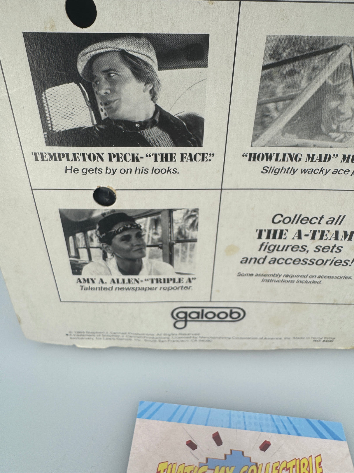 Templeton Peck (“Face”) – The A-Team Action Figure (1983–1984)