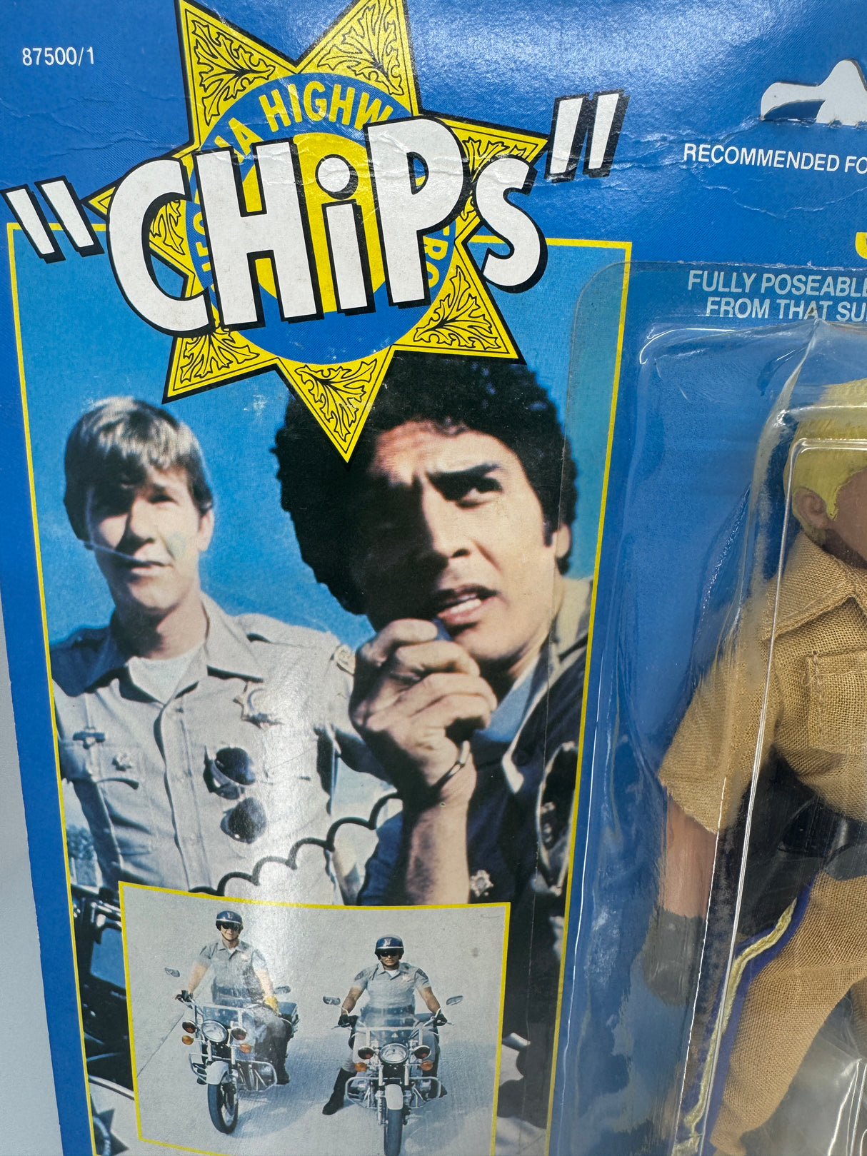 Vintage CHiPs “Jon” Action Figure – Mego – 8 Inch – Carded