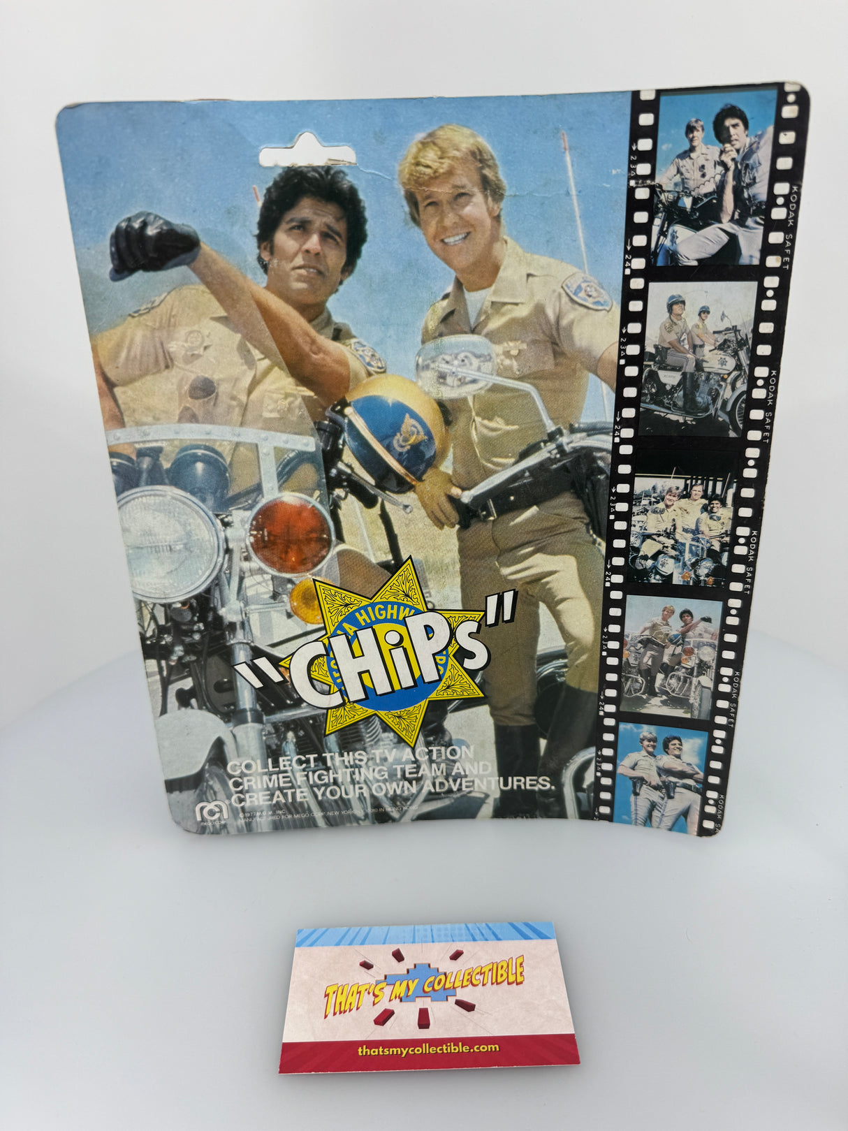 Vintage CHiPs “Jon” Action Figure – Mego – 8 Inch – Carded