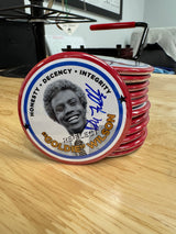 Donald Fullilove Goldie Wilson Autographed Magnet