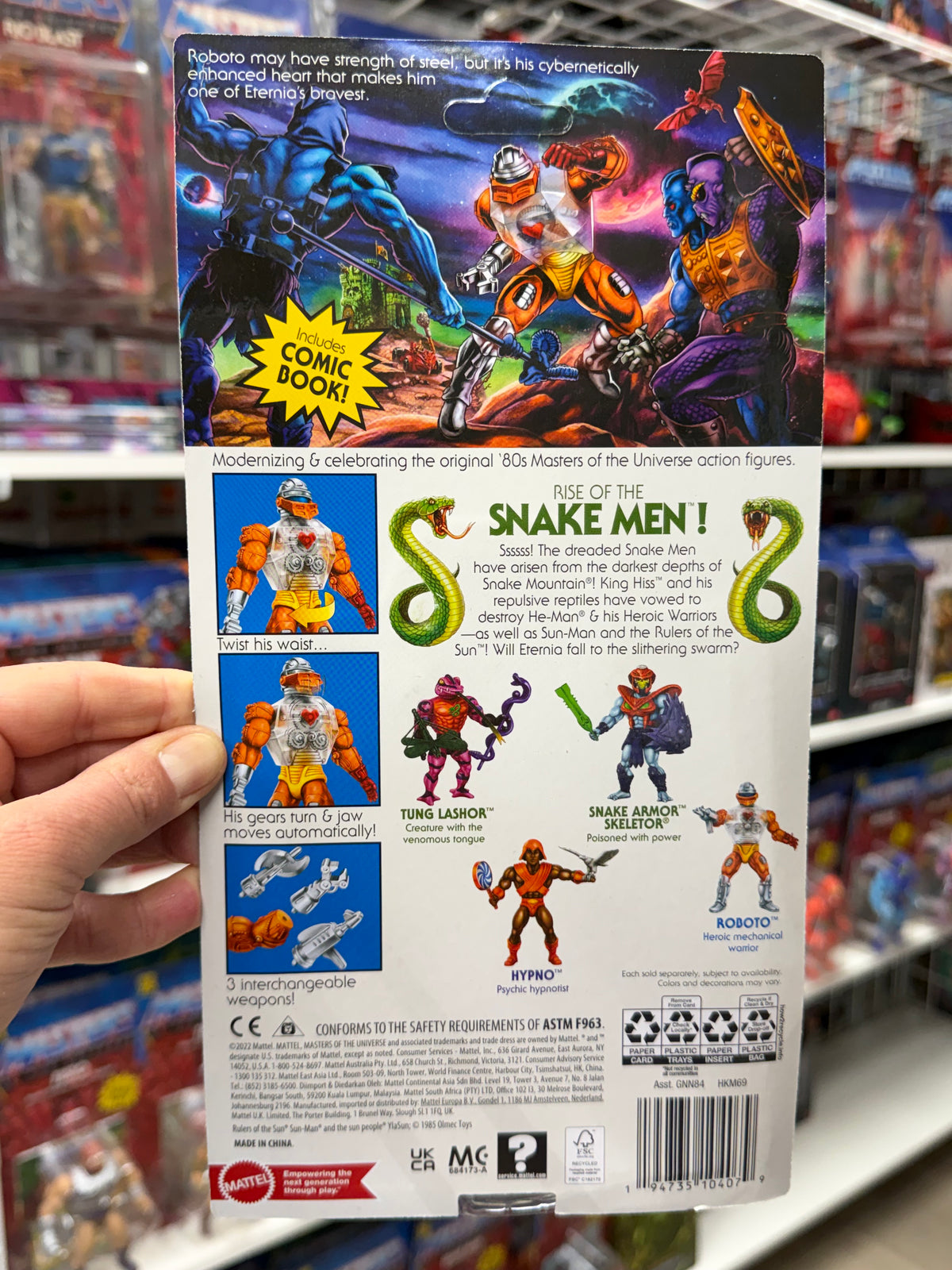 Roboto Mini Comic – Masters of the Universe Origins Action Figure
