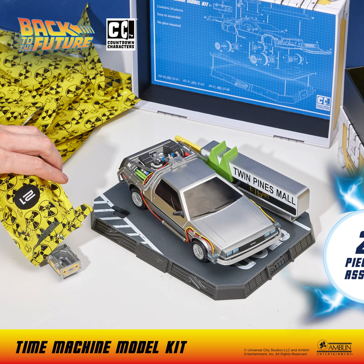 Back to the Future: Time Machine Countdown Character Model Kit