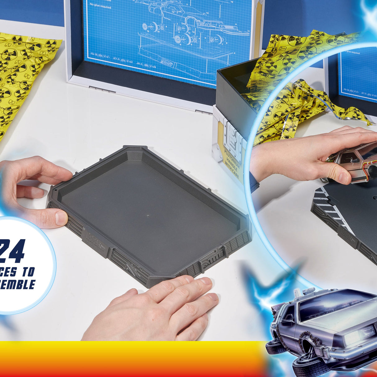 Back to the Future: Time Machine Countdown Character Model Kit