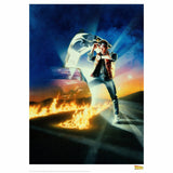 Back to the Future "Classic Movie Art" Limited Edition Commemorative Print (with protective toploader)