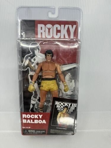 2012 Neca Rocky III ROCKY BALBOA (Gold Trunks) Action Figure NEW SEALED