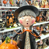 Agatha and Jack Halloween Figurine — Lori Mitchell