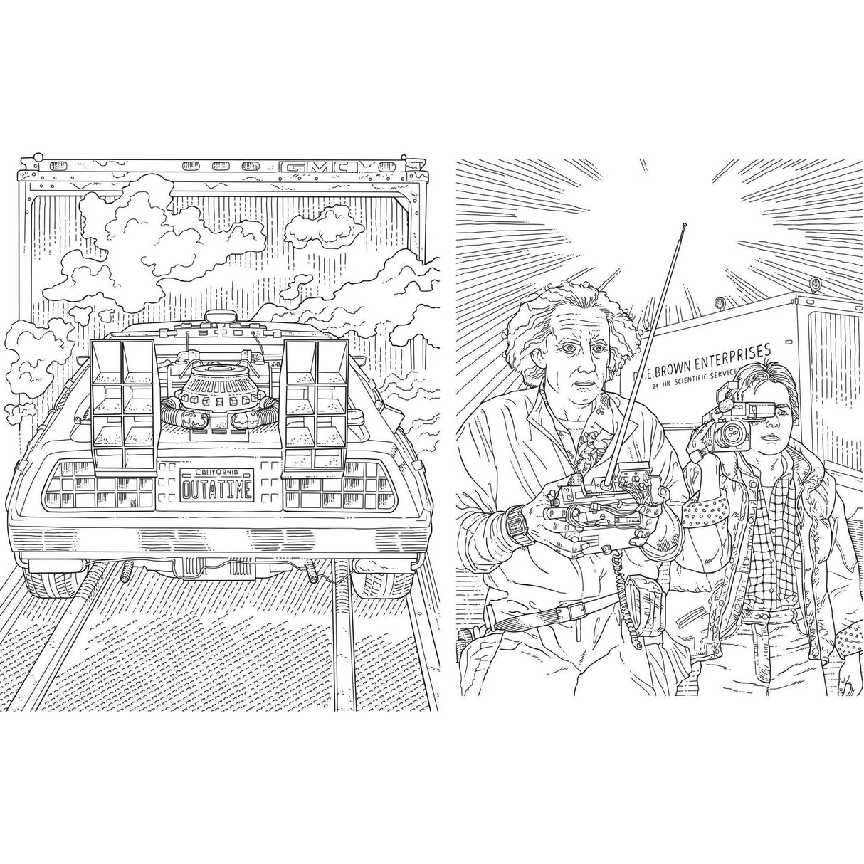 Back to the Future: The Official Coloring Book [2023]