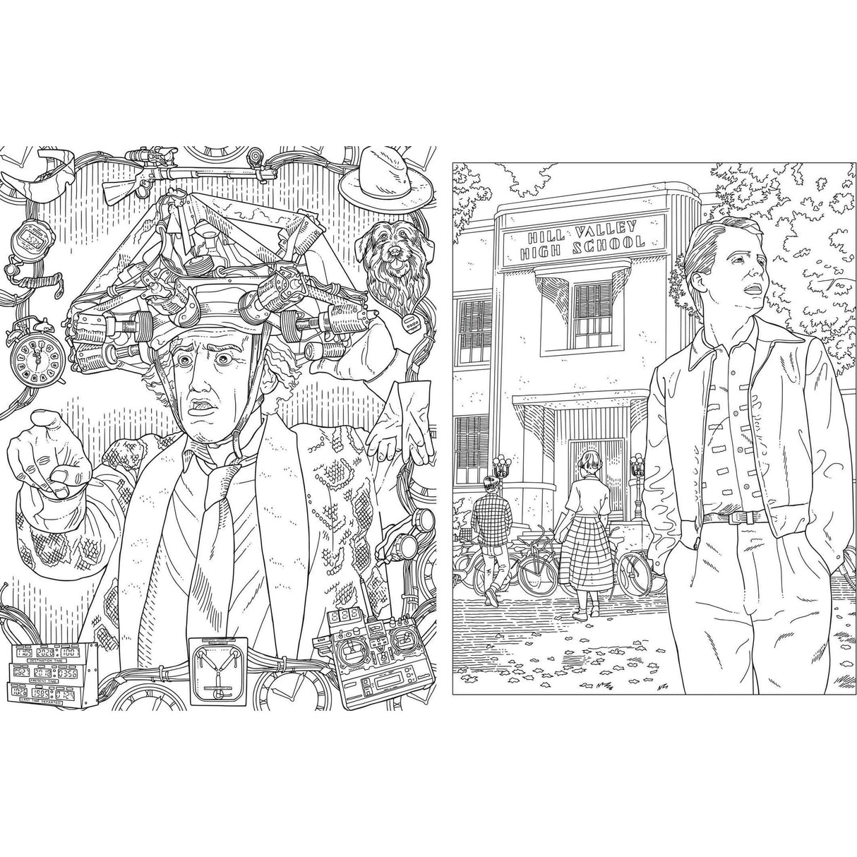 Back to the Future: The Official Coloring Book [2023]