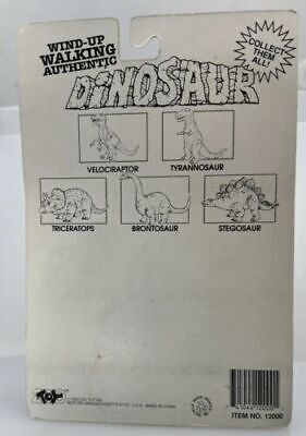 Wind Up Walking Dinosaur Triceratops Vintage Toy NOC 1993 200 Toy Inc