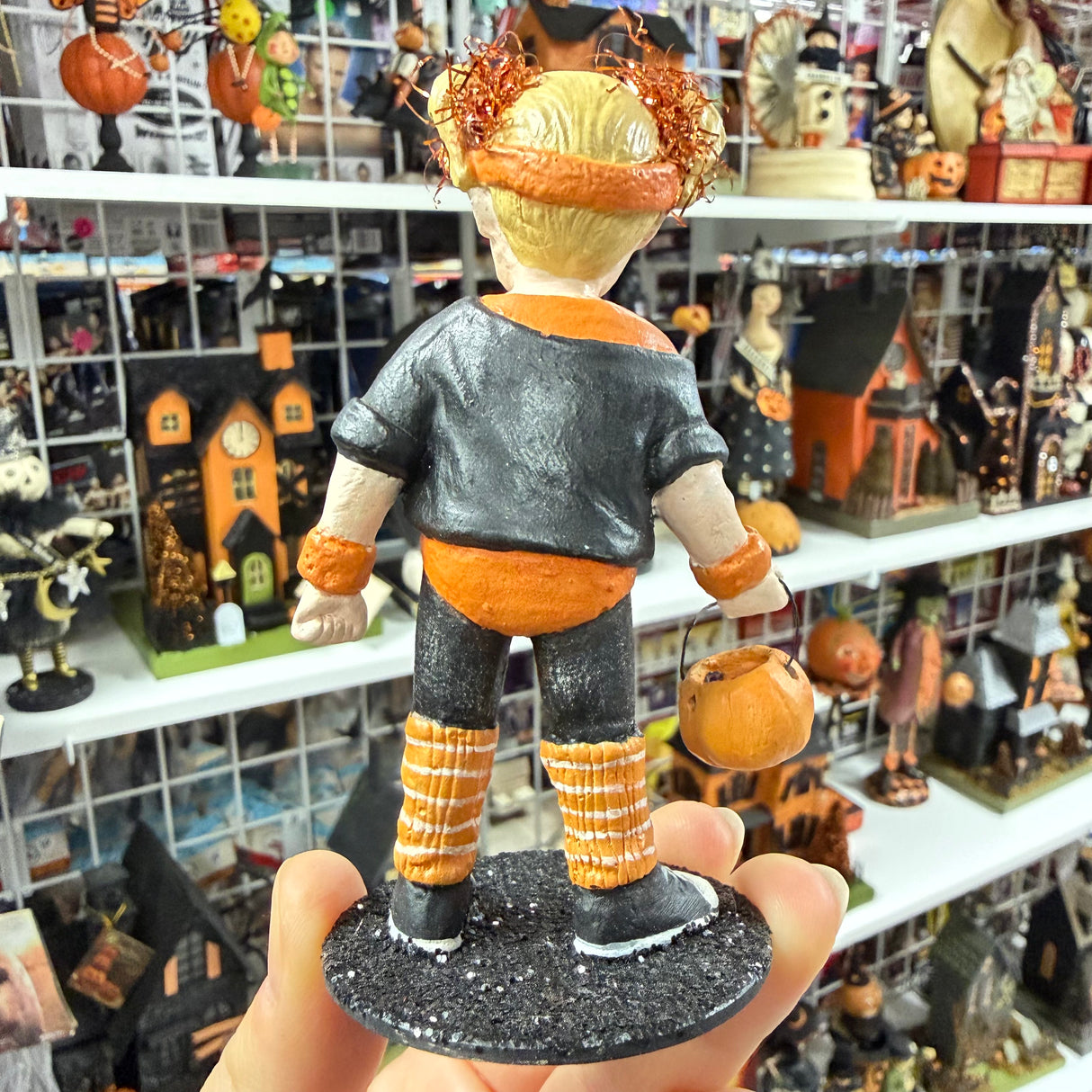 Halloween Work Out Babe Figurine — Bethany Lowe