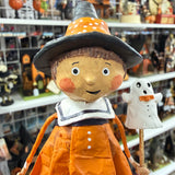 Precious Pumpkin Halloween Figurine — Lori Mitchell