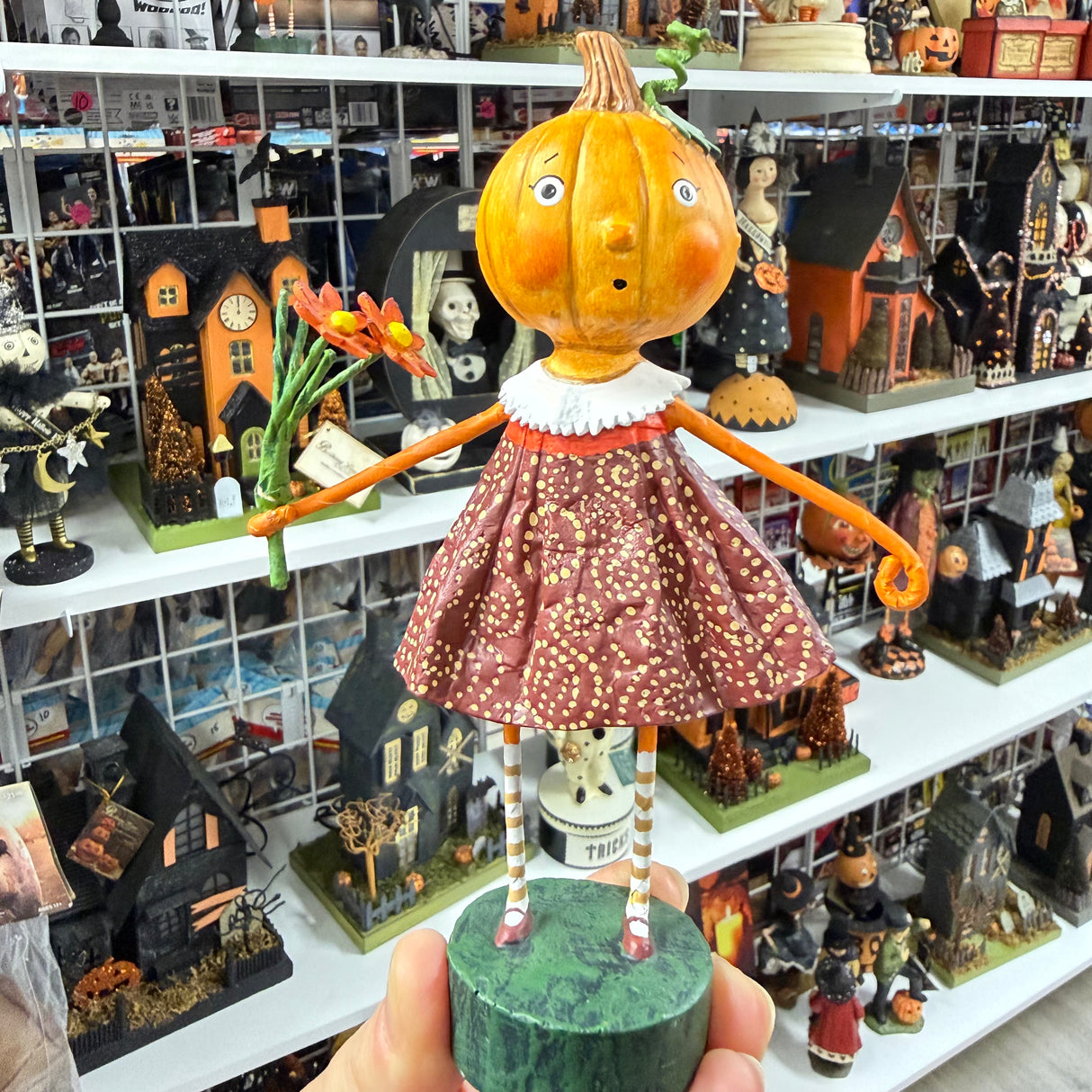 Pumpkin Spice Harvest Figurine — Lori Mitchell
