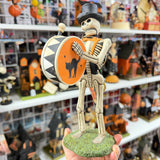 Skeleton Wake Drummer — Bethany Lowe Halloween Figurine